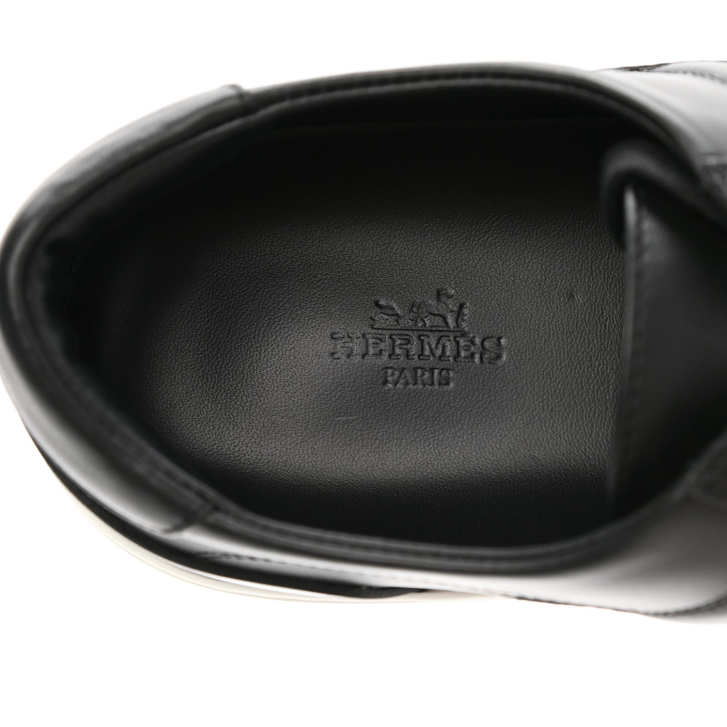 Hermes Calfskin Deep Sneakers 41 Black 8 of 9
