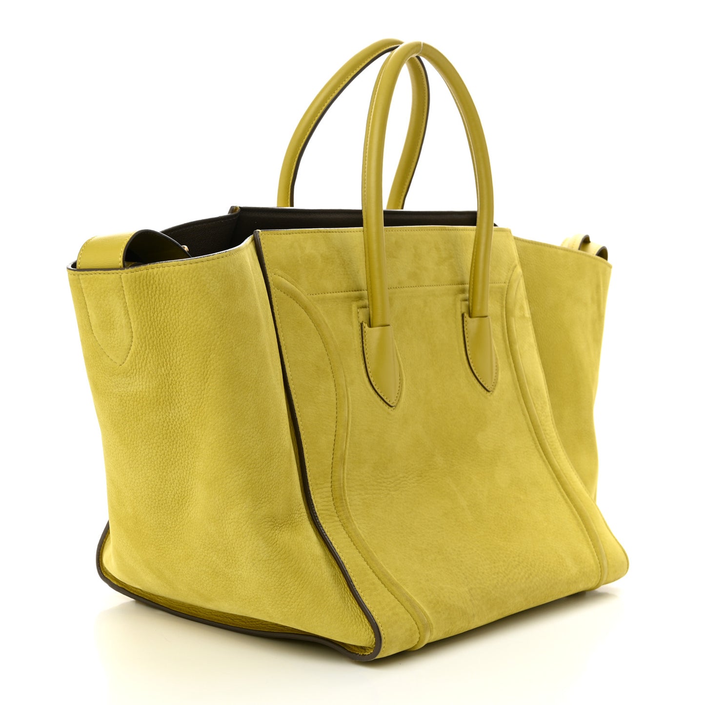 Nubuck Medium Phantom Luggage Chartreuse