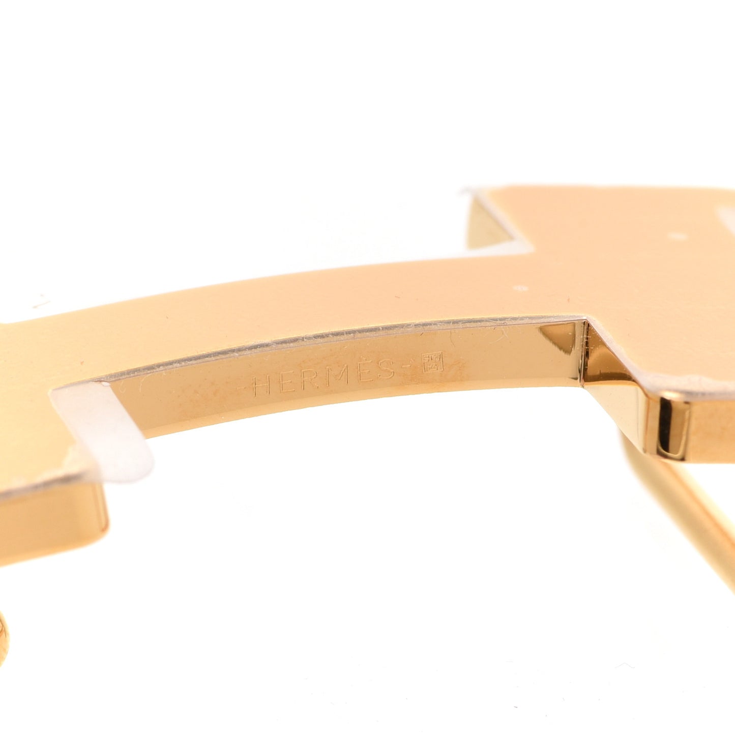 Swift Epsom 24mm Mini Constance H Belt 80 Black Gold