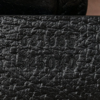 Gucci Textured Calfskin Web Medium Ophidia Shopping Tote Black 7 of 15
