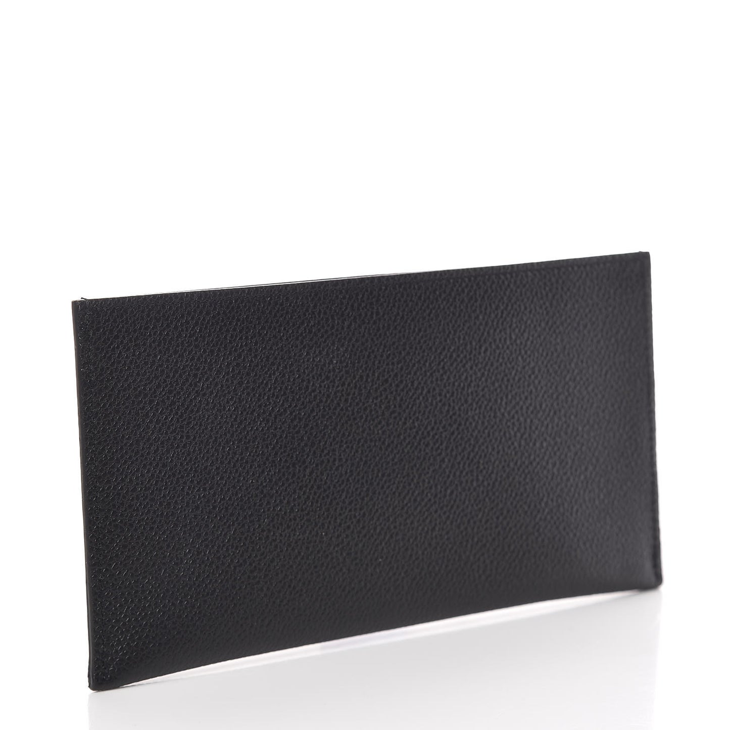 Calfskin Felicie Chain Wallet Card Holder Insert Black