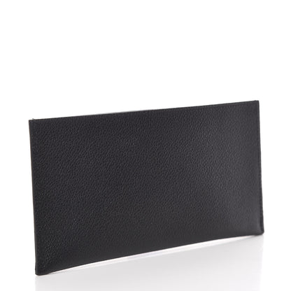 Louis Vuitton Calfskin Felicie Chain Wallet Card Holder Insert Black 3 of 6