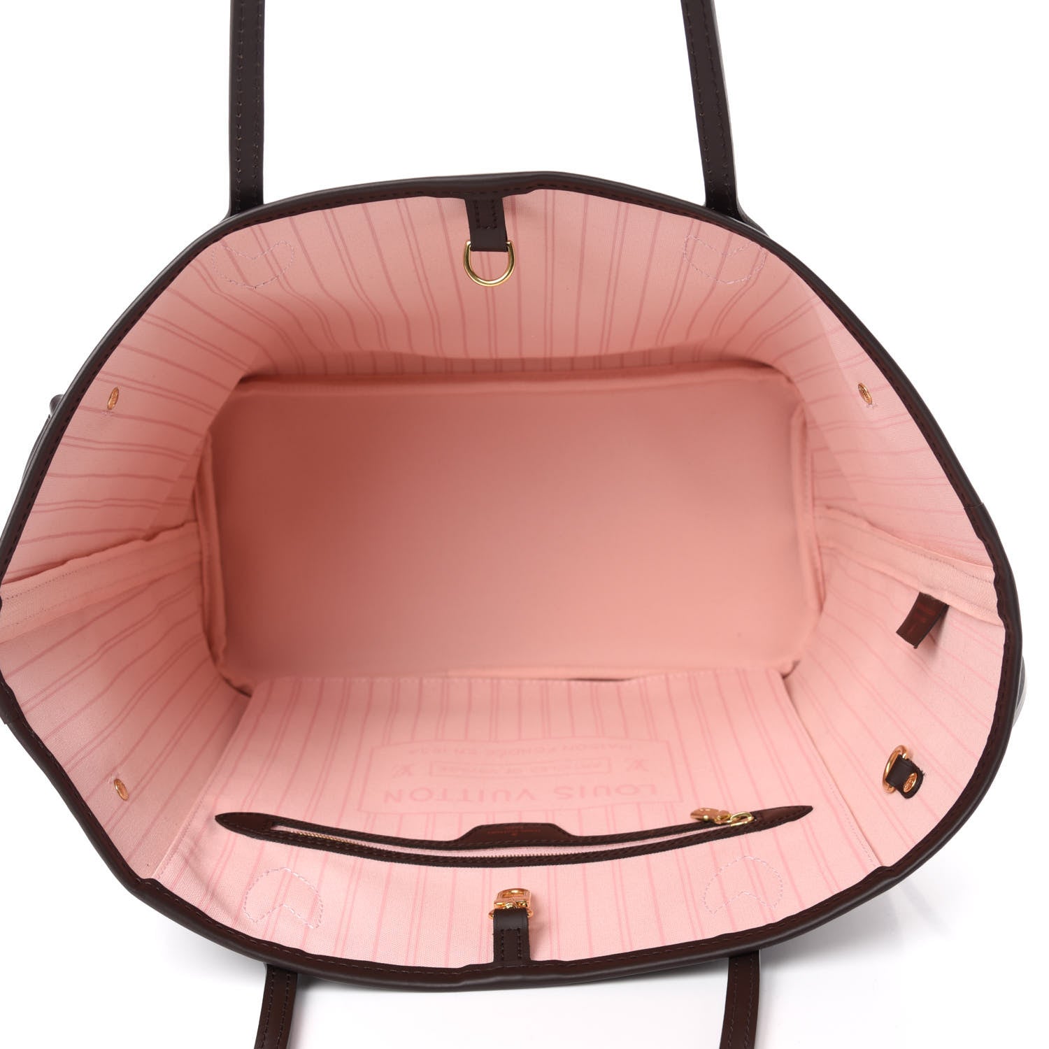 Louis Vuitton Damier Ebene Neo Neverfull MM Rose Ballerine 5 of 11