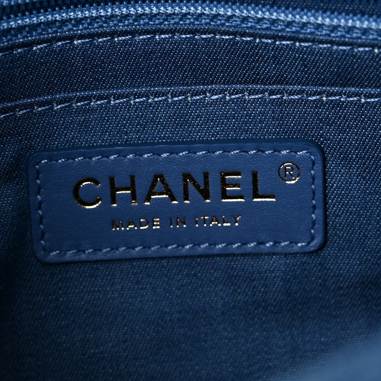 Chanel Denim Quilted Mini Pearl Crush Flap Blue 6 of 10