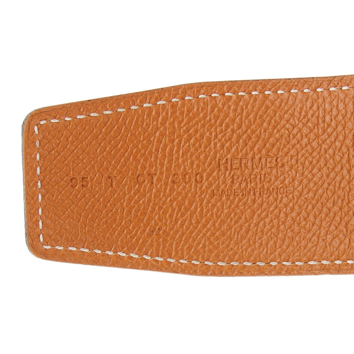 Hermes Epsom 42mm Constance2 H Belt 95 Orange Gold 5 of 6