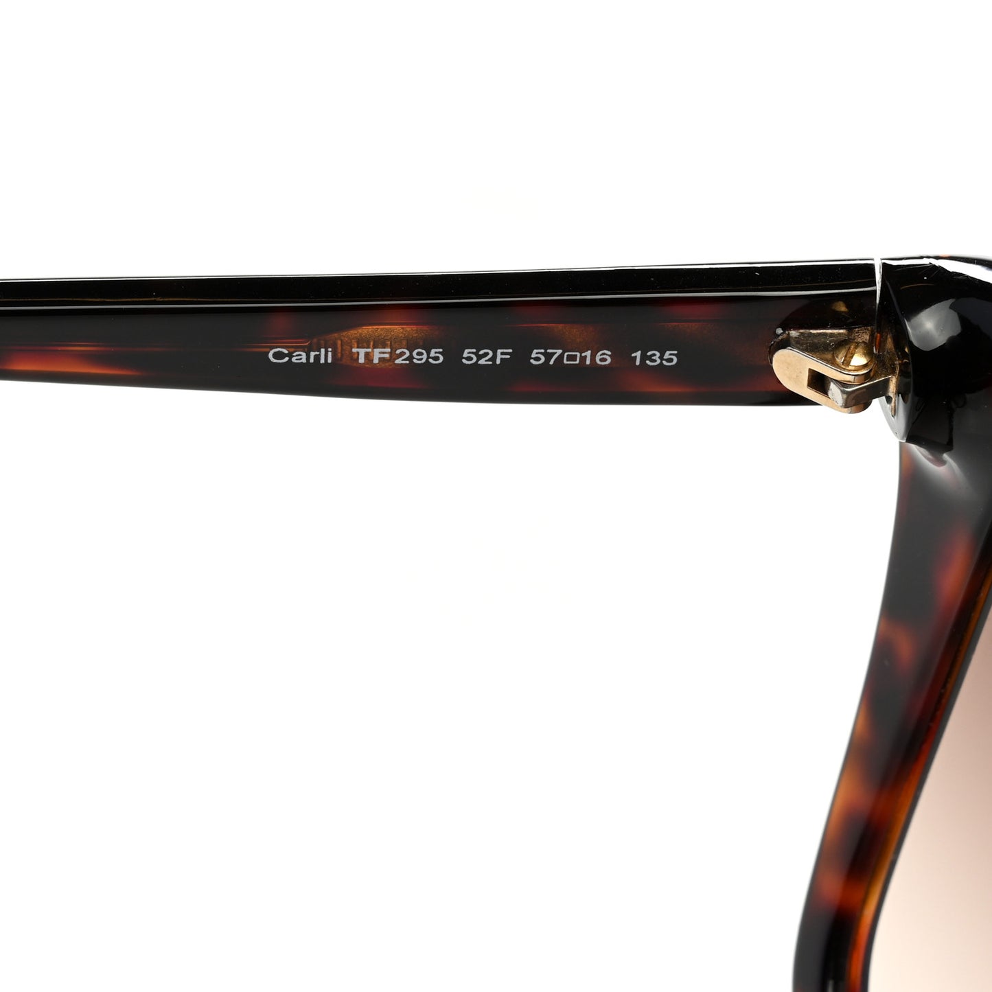 Carli Oversize Square Cateye Sunglasses TF295 Havana Brown