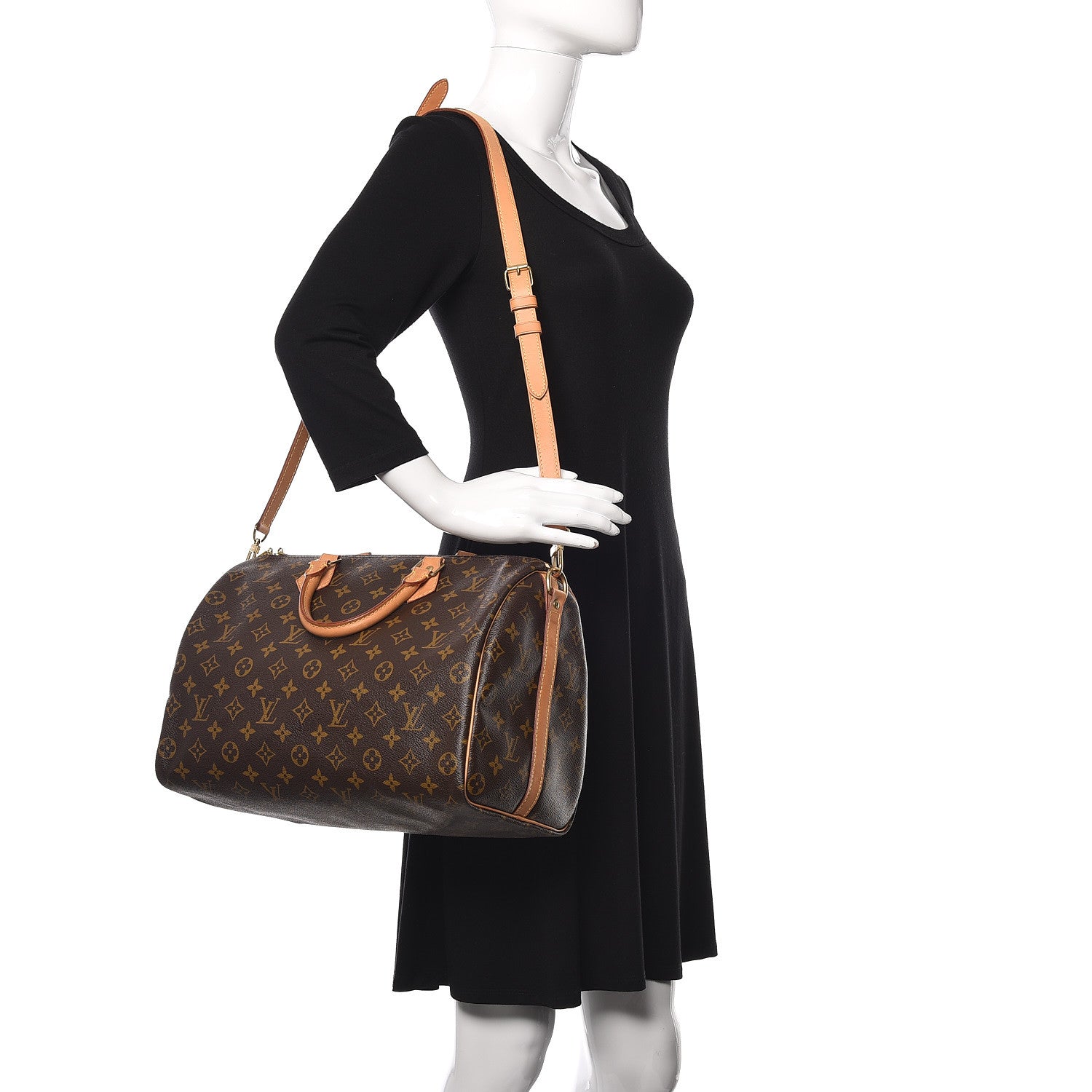 Louis Vuitton Monogram Speedy Bandouliere 35 2 of 12