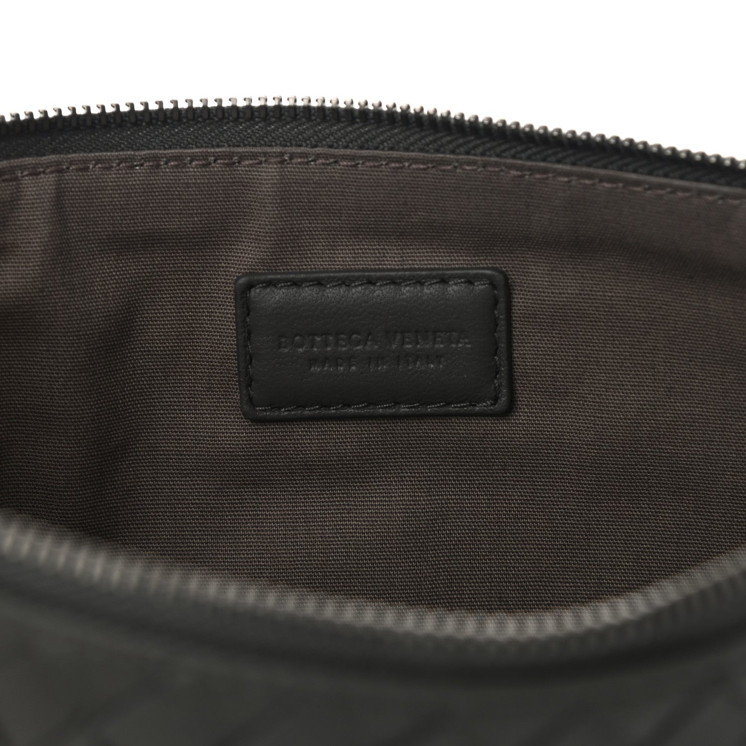 Bottega Veneta Nappa Intrecciato Medium Zip Pouch Grey 6 of 7