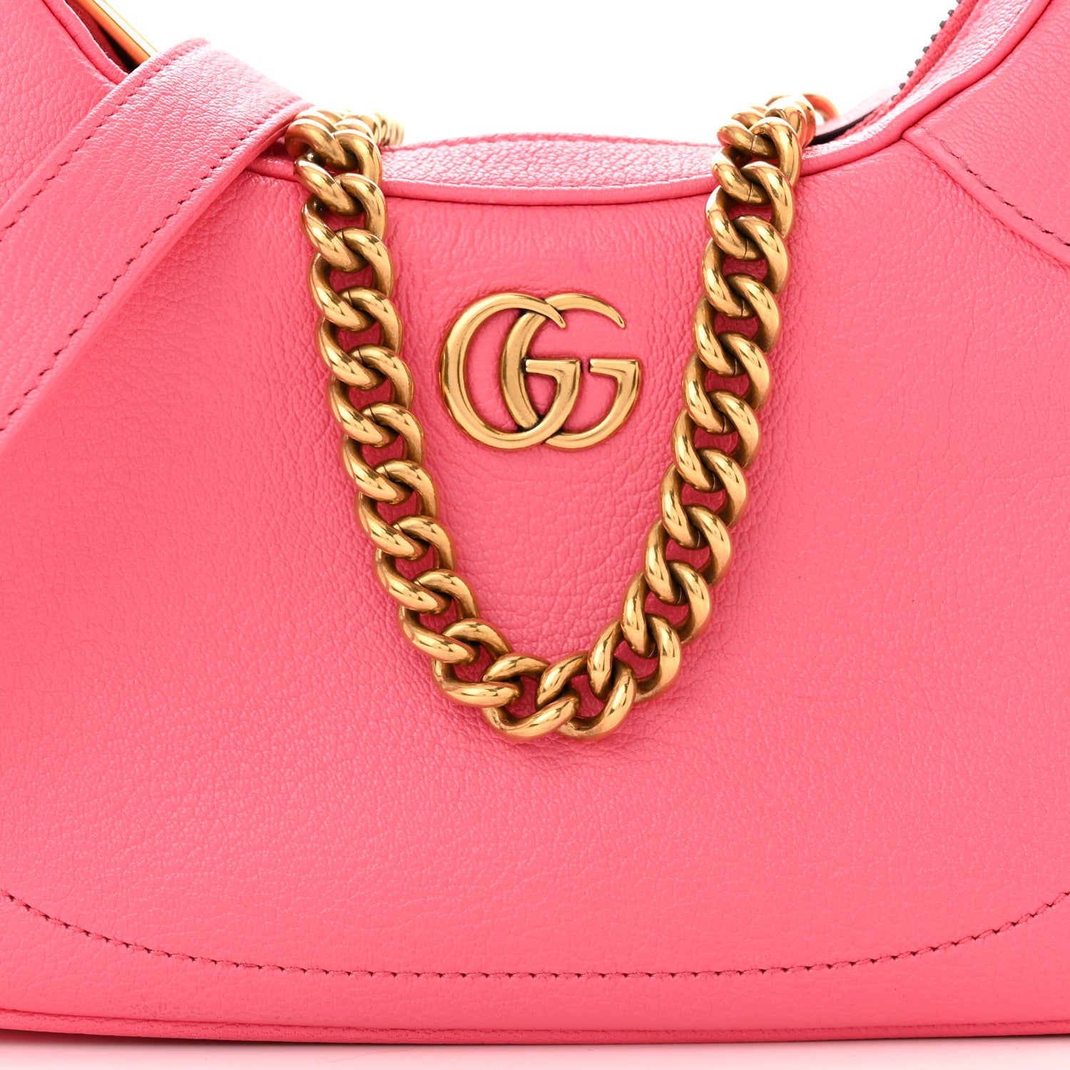 Gucci Goatskin Small Aphrodite Shoulder Bag Rhodamine Pink 8 of 13