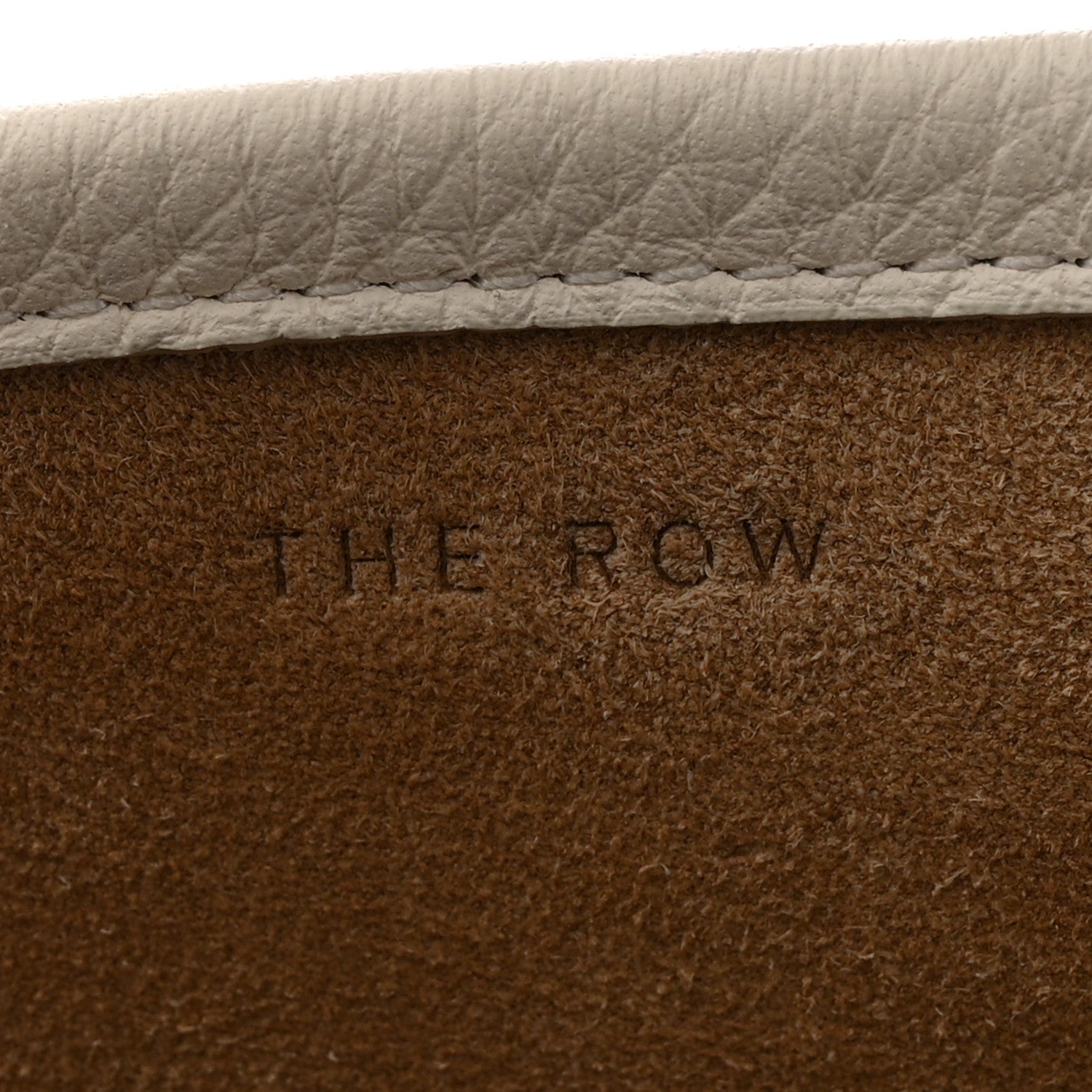 The Row Grained Calfskin Medium N/S Park Tote Ivory 6 of 13