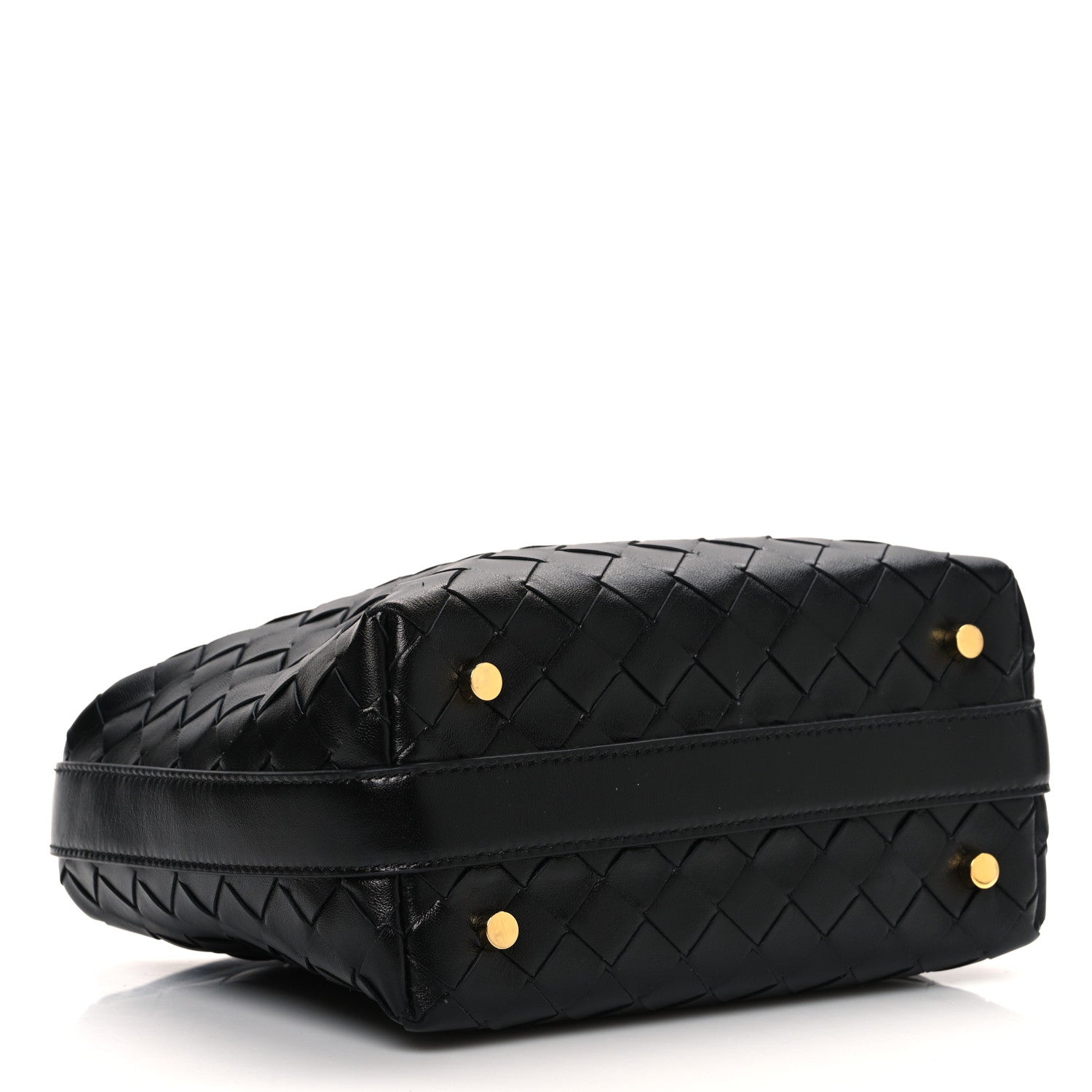 Bottega Veneta Calfskin Nappa Intrecciato Mini Wallace Black 4 of 11