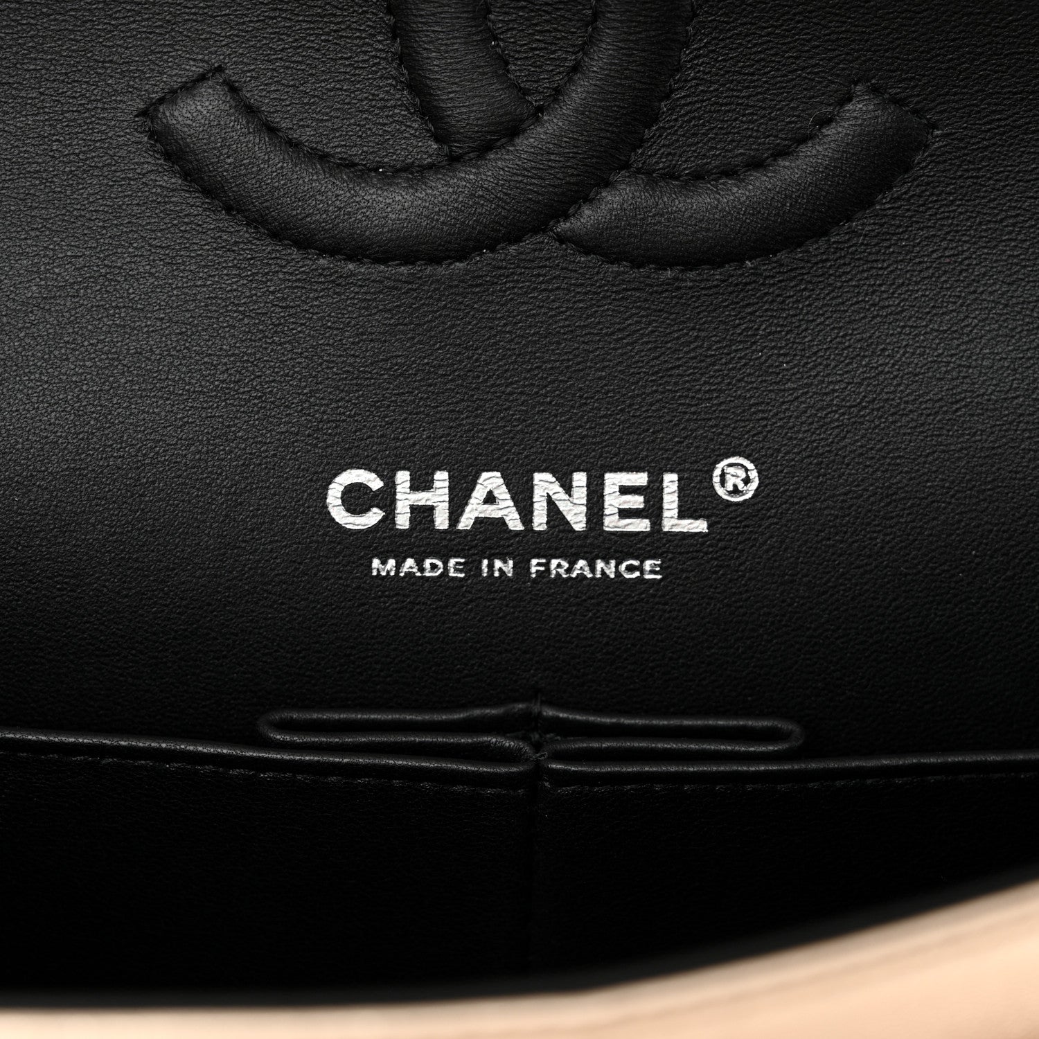 Chanel Metallic Lambskin Quilted Medium Double Flap Gold Black 6 of 12