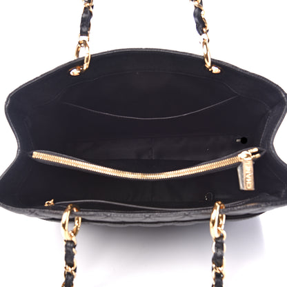 Chanel Caviar Quilted Grand Shopping Tote GST Black 4 of 11