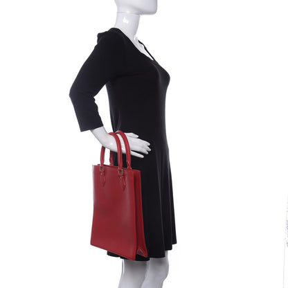 Louis Vuitton Epi Sac Plat PM Castillan Red 2 of 9