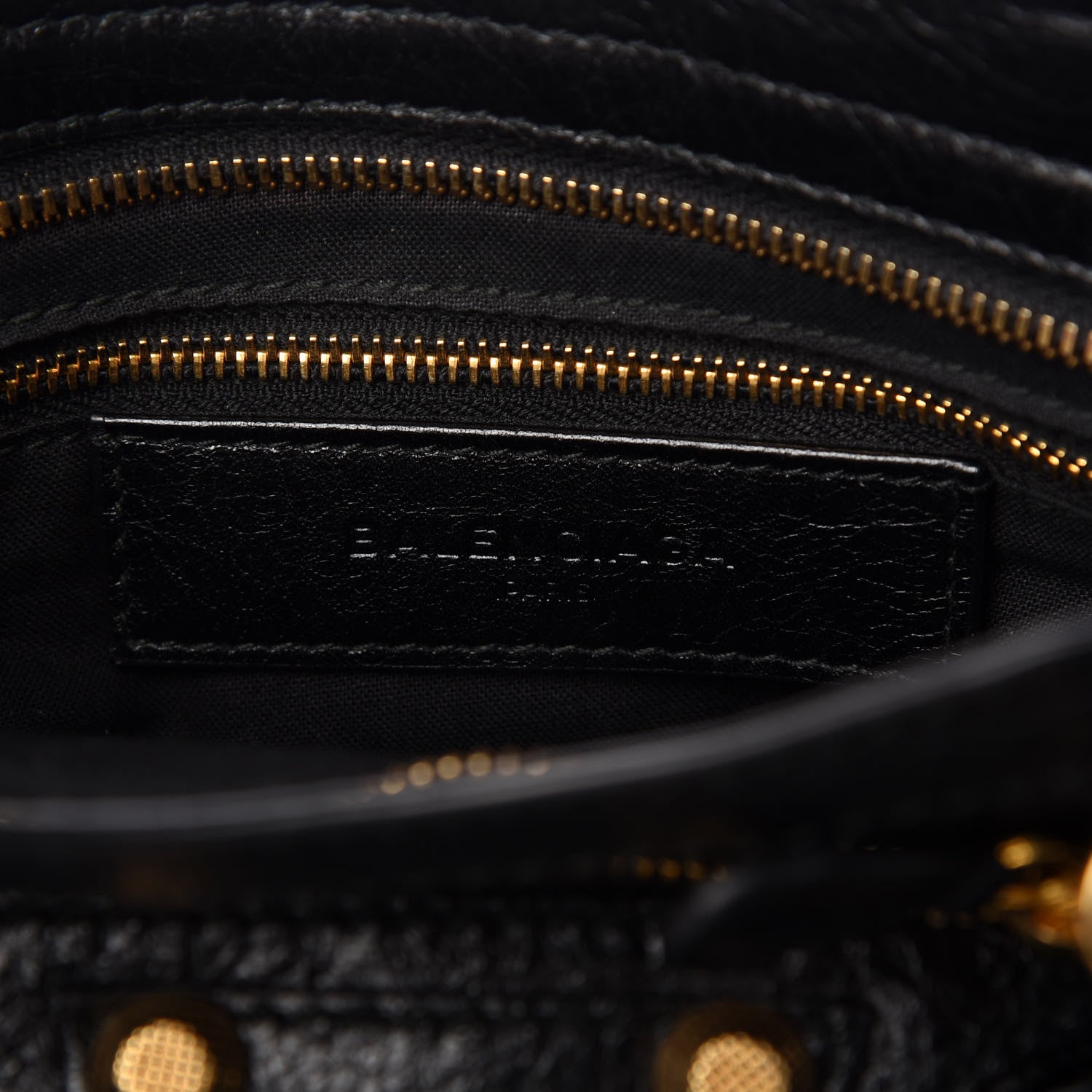 Balenciaga Agneau Giant 12 Gold Hardware Mini City Black 8 of 10
