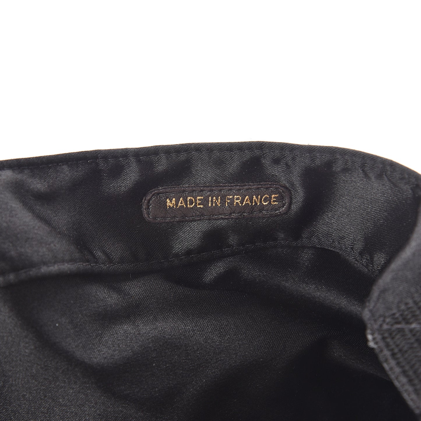 Satin Shopping Tote Black