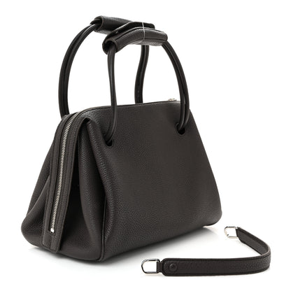 Loewe Grained Calfskin Medium Madrid Bag  Dark Ebony 3 of 9