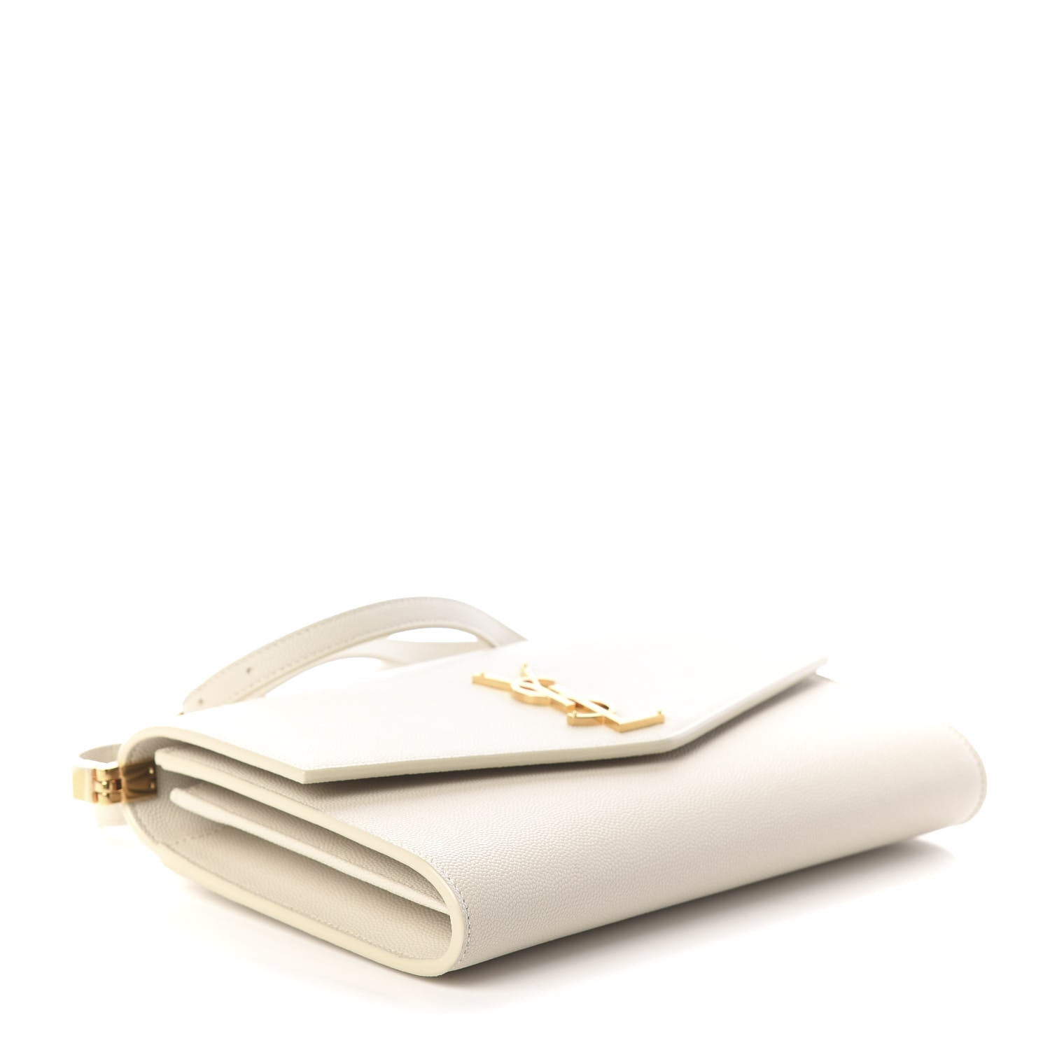 Saint Laurent Grain de Poudre Mini Uptown Crossbody Bag Porcellana 3 of 7