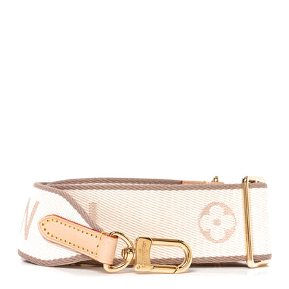 Louis Vuitton Jacquard Shoulder Strap Beige 1 of 3