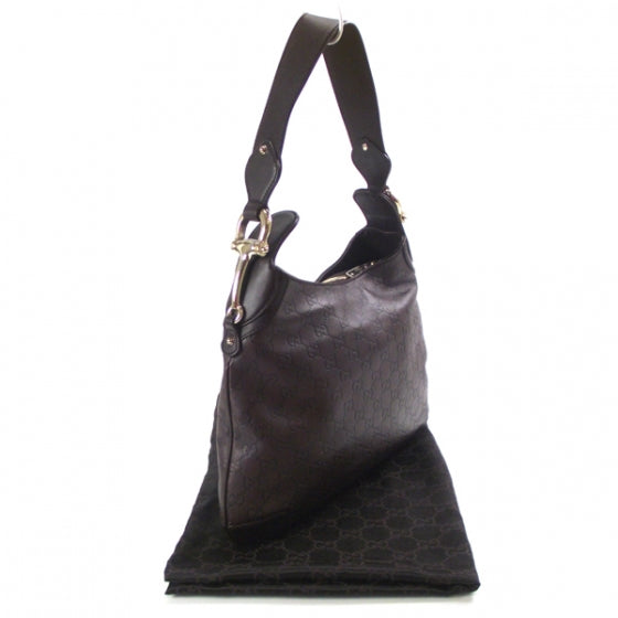 Guccissima Creole Hobo Chocolate