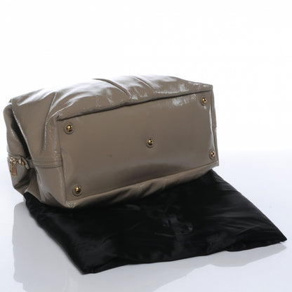 Saint Laurent Patent Medium Easy Sac Taupe 4 of 7