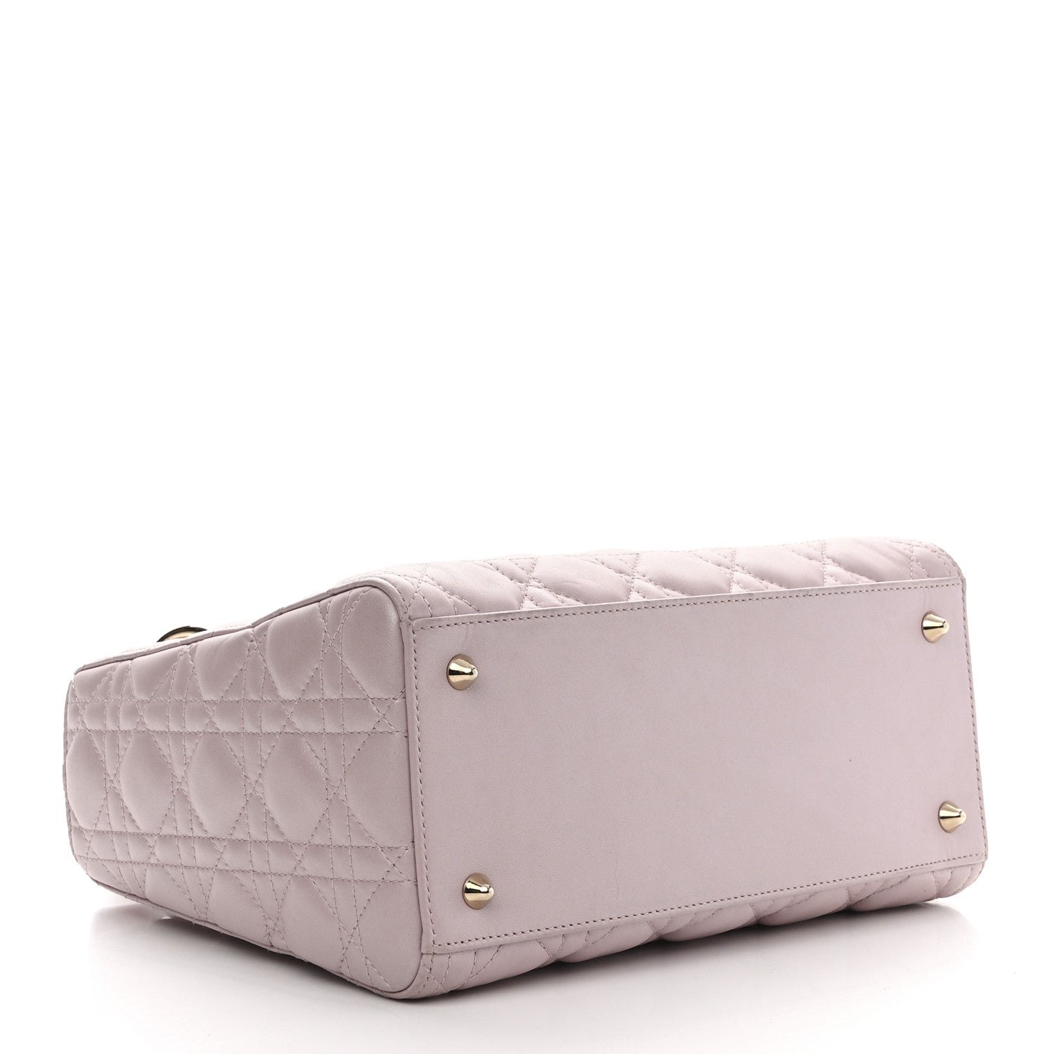 Christian Dior Lambskin Cannage Medium Lady Dior Light Pink 4 of 11