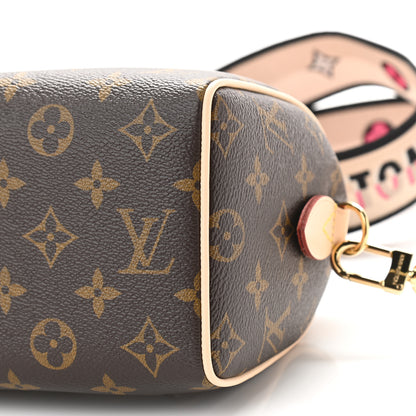 Louis Vuitton Monogram Speedy Bandouliere 20 Black 9 of 11