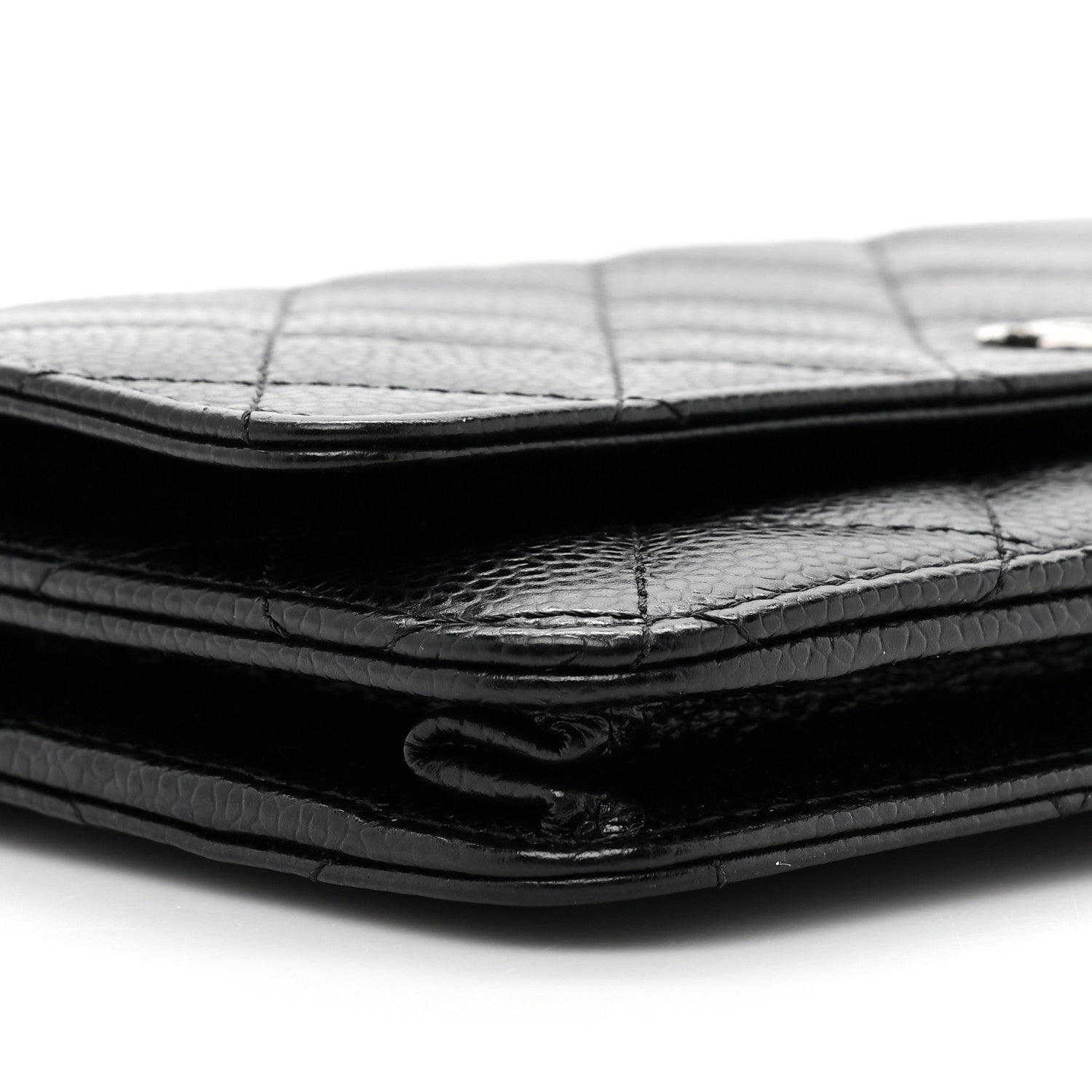 Chanel Caviar Quilted Wallet on Chain WOC Black 12 of 13