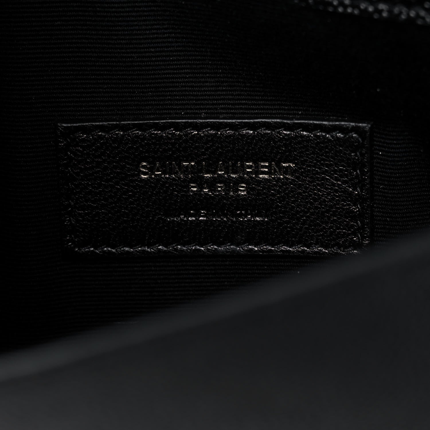 Saint Laurent Grain De Poudre Uptown Pouch Black 6 of 8