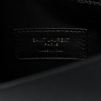 Saint Laurent Grain De Poudre Uptown Pouch Black 6 of 8