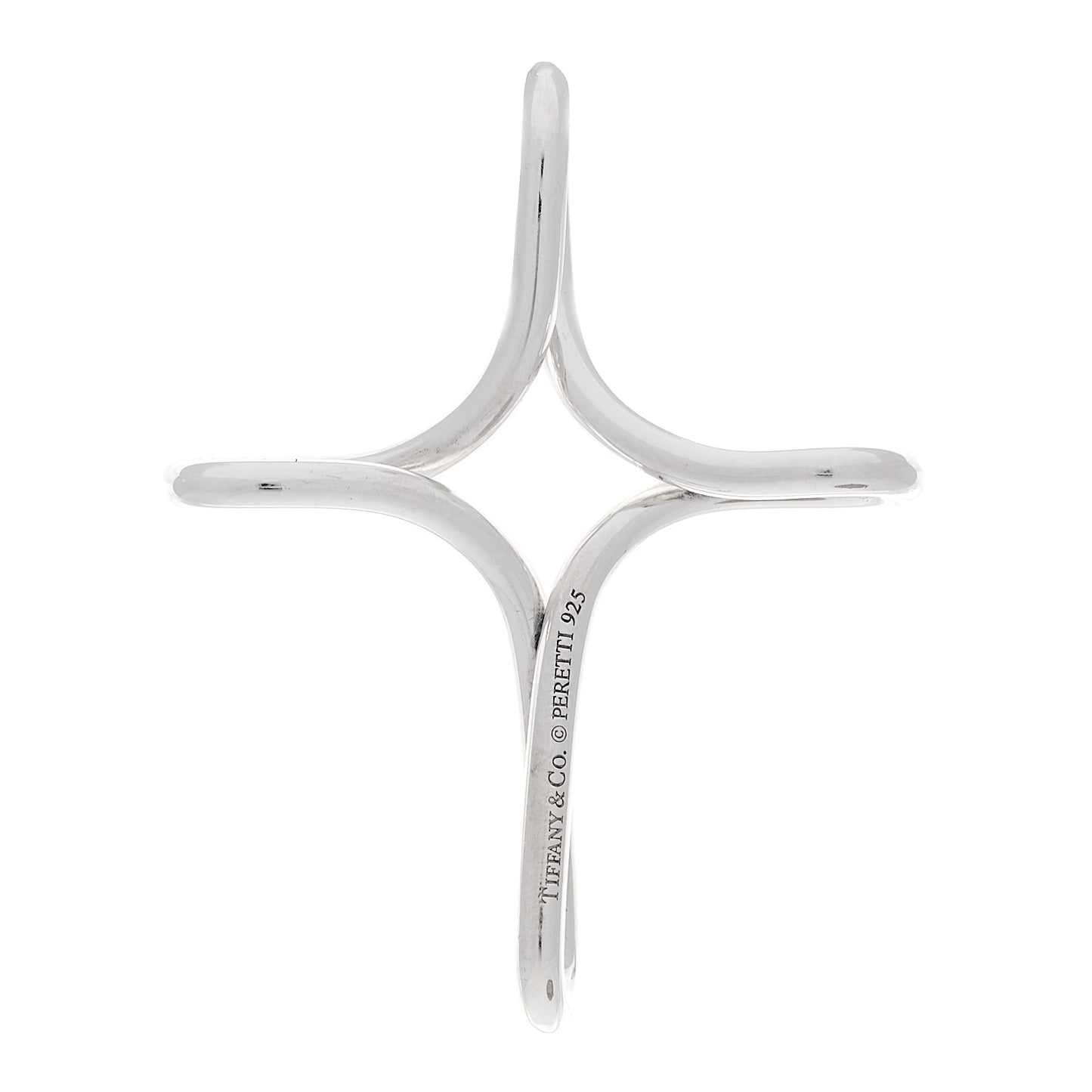 Sterling Silver Elsa Peretti Infinity Cross Pendant