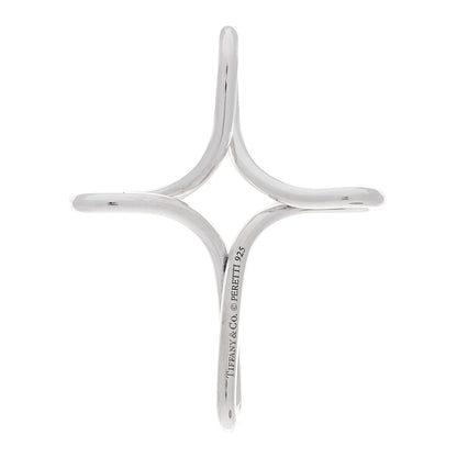 Tiffany Sterling Silver Elsa Peretti Infinity Cross Pendant 3 of 4