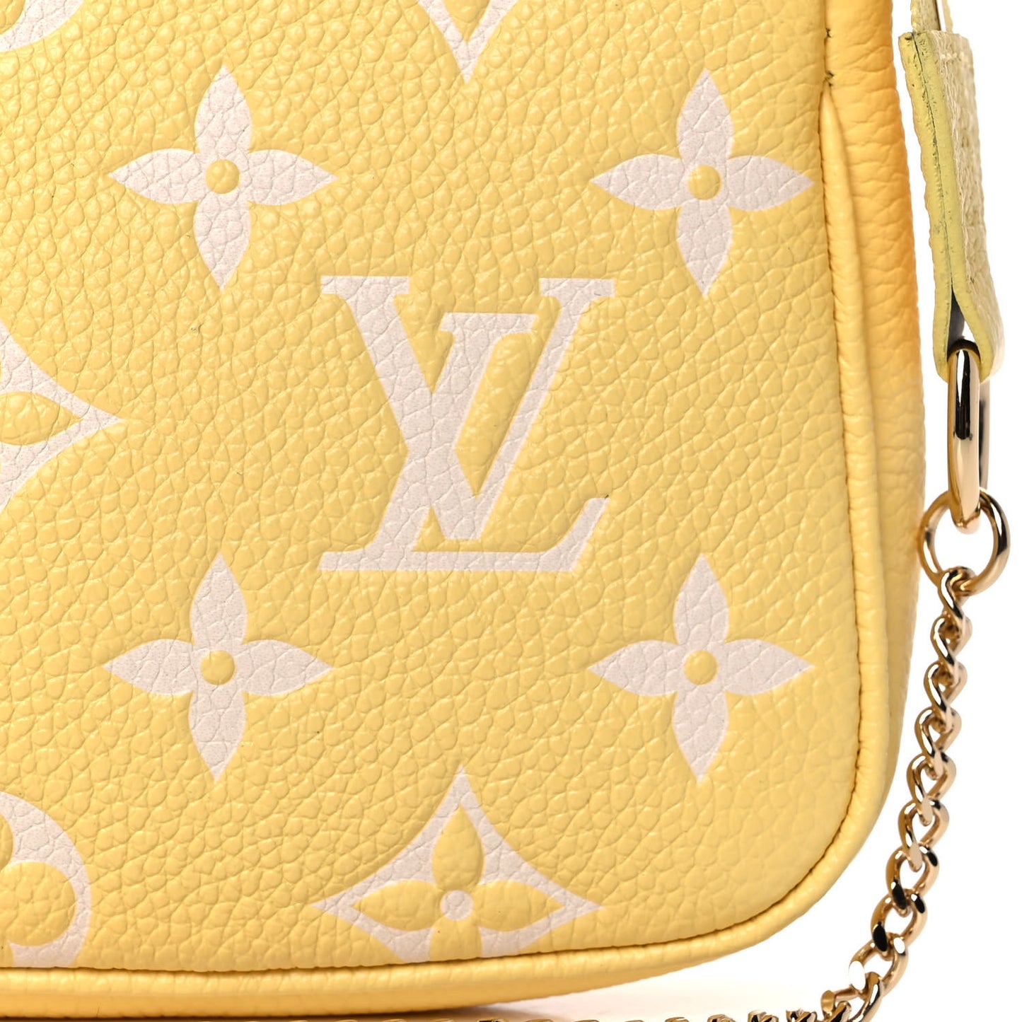 Empreinte Monogram Mini Pochette Accessories Lemon Curd Yellow