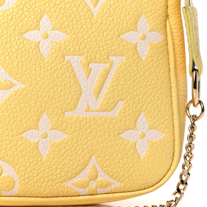 Louis Vuitton Empreinte Monogram Mini Pochette Accessories Lemon Curd Yellow 9 of 11