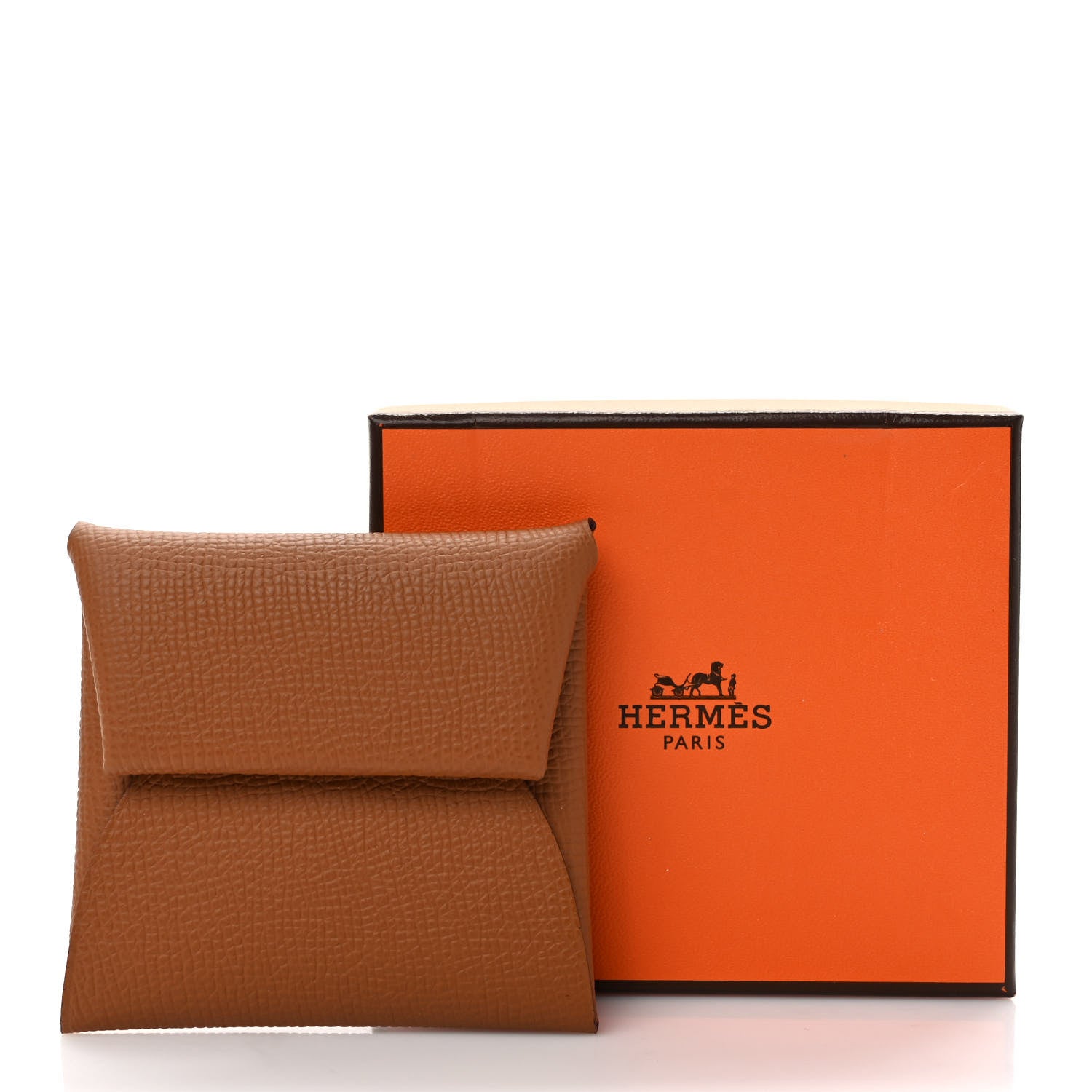 Hermes Epsom Bastia Coin Purse Gold 7 of 7