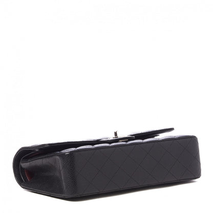Chanel Caviar Quilted Medium Double Flap Black 4 of 10