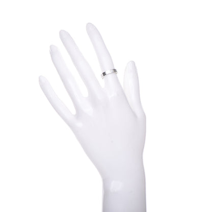 Cartier 18K White Gold 3.5mm LOVE Wedding Band Ring 48 4.5 2 of 4