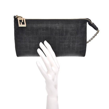 Fendi Zucca Spalmati Pochette Black 2 of 7