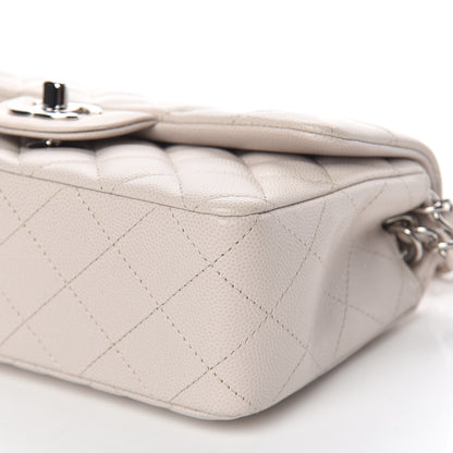 Chanel Caviar Quilted Mini Rectangular Flap Ivory 7 of 11