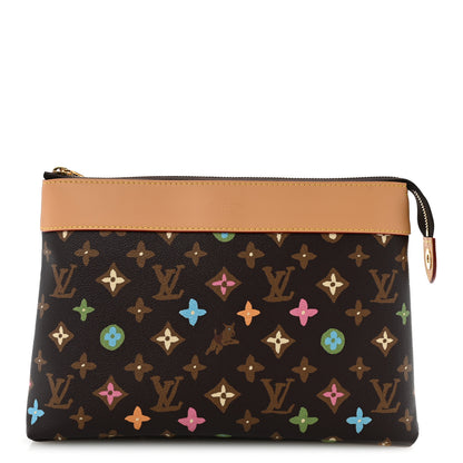 Louis Vuitton X TYLER THE CREATOR Monogram Craggy Pochette Voyage Souple Chocolate 1 of 8