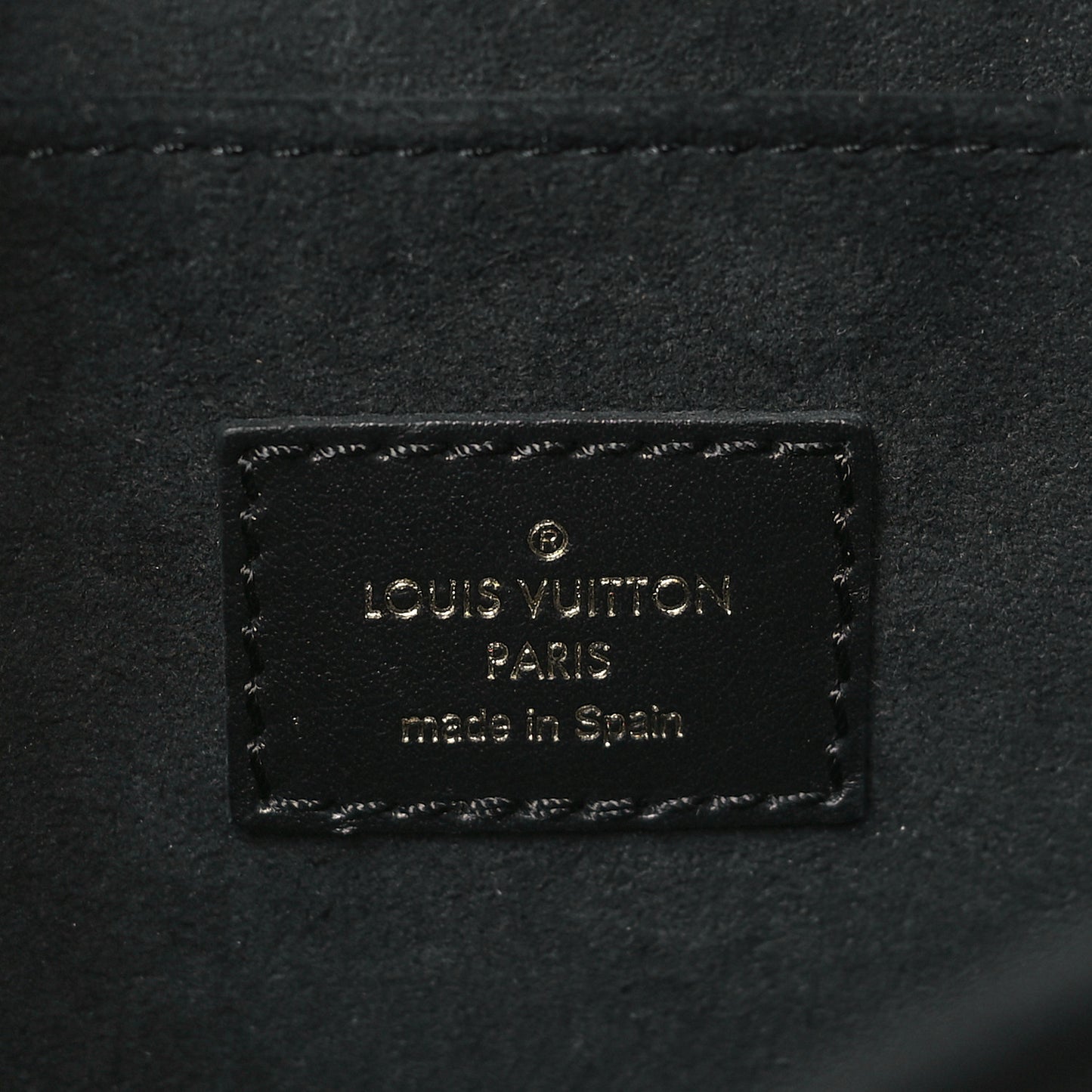 LOUIS VUITTON Epi Dauphine MM Black