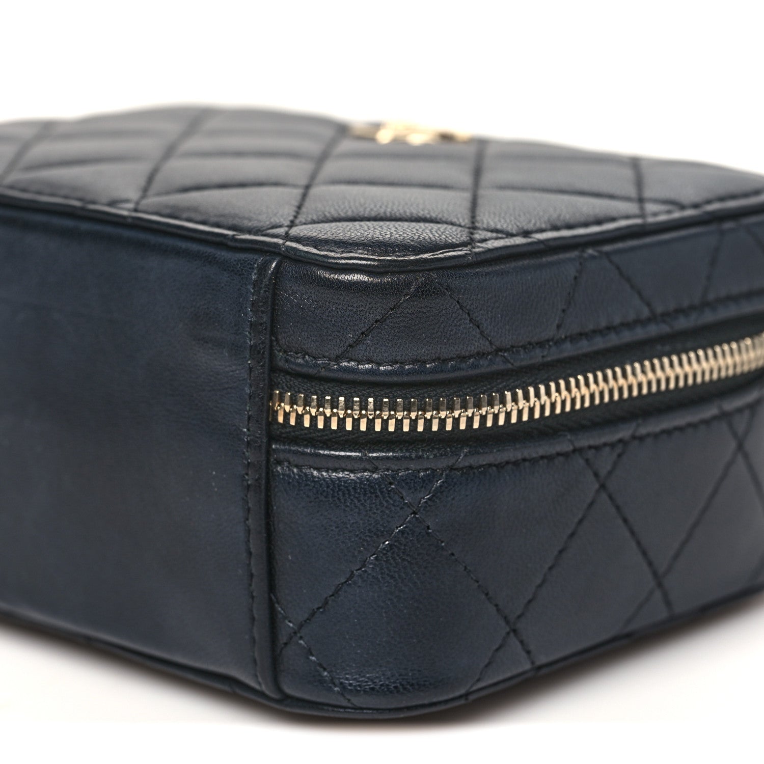 Chanel Lambskin Quilted Small Trendy CC Camera Case With Chain