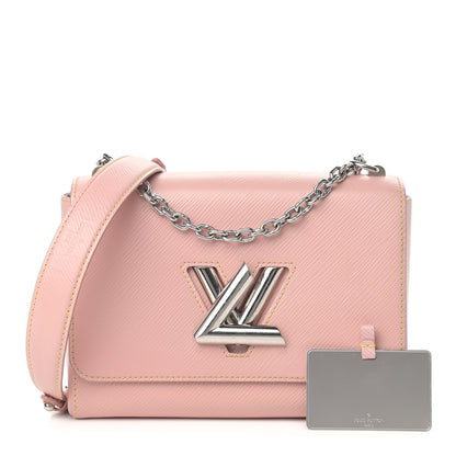 Louis Vuitton Epi Twist Shoulder Bag MM Rose Ballerine 1 of 19