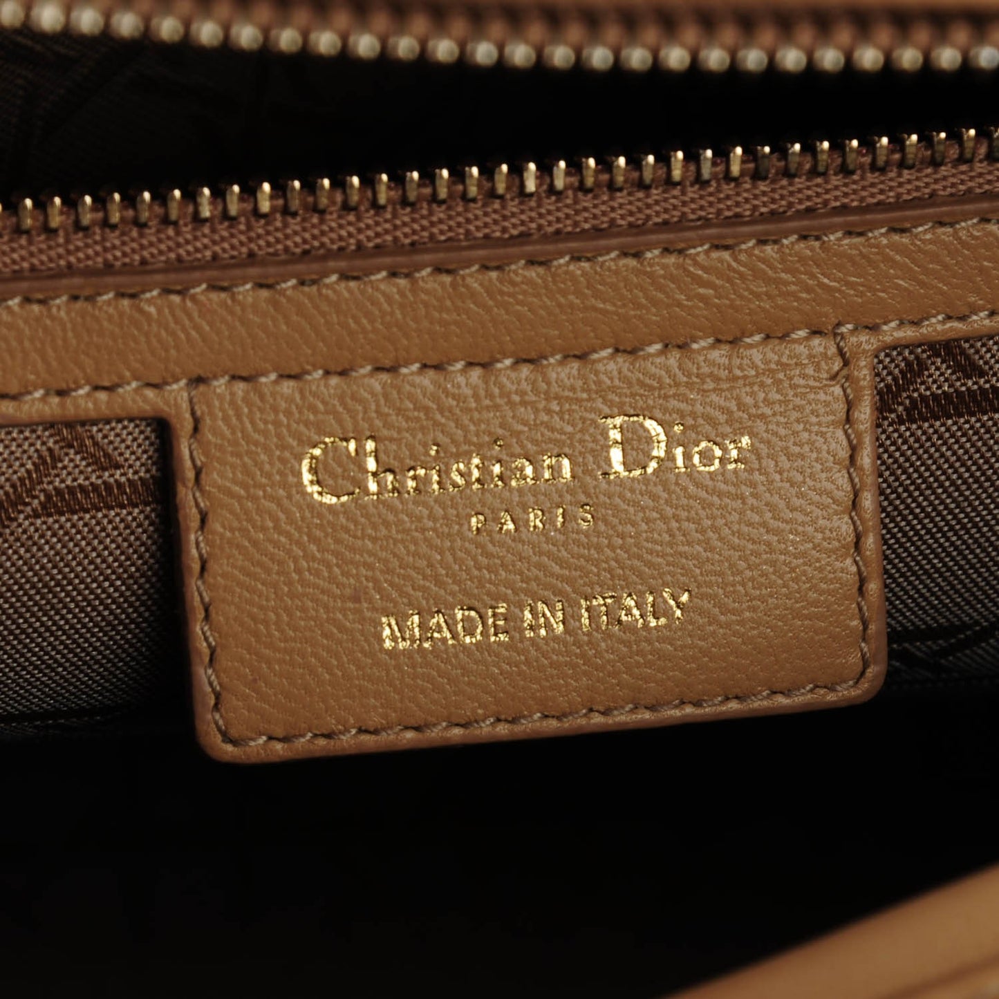 Lambskin Cannage Large Lady Dior Beige
