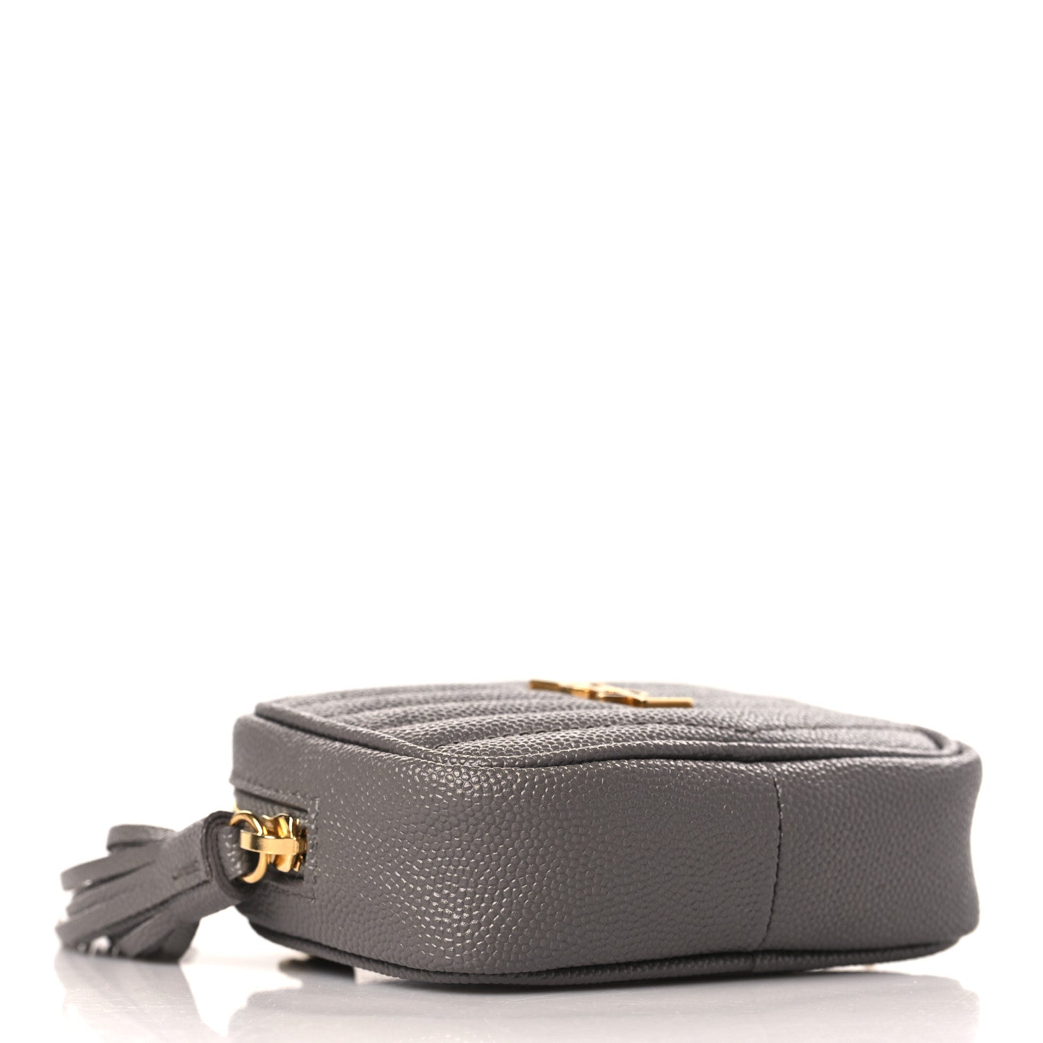 Saint Laurent Grain De Poudre Matelasse Monogram Baby Lou Camera Bag Fog 4 of 10