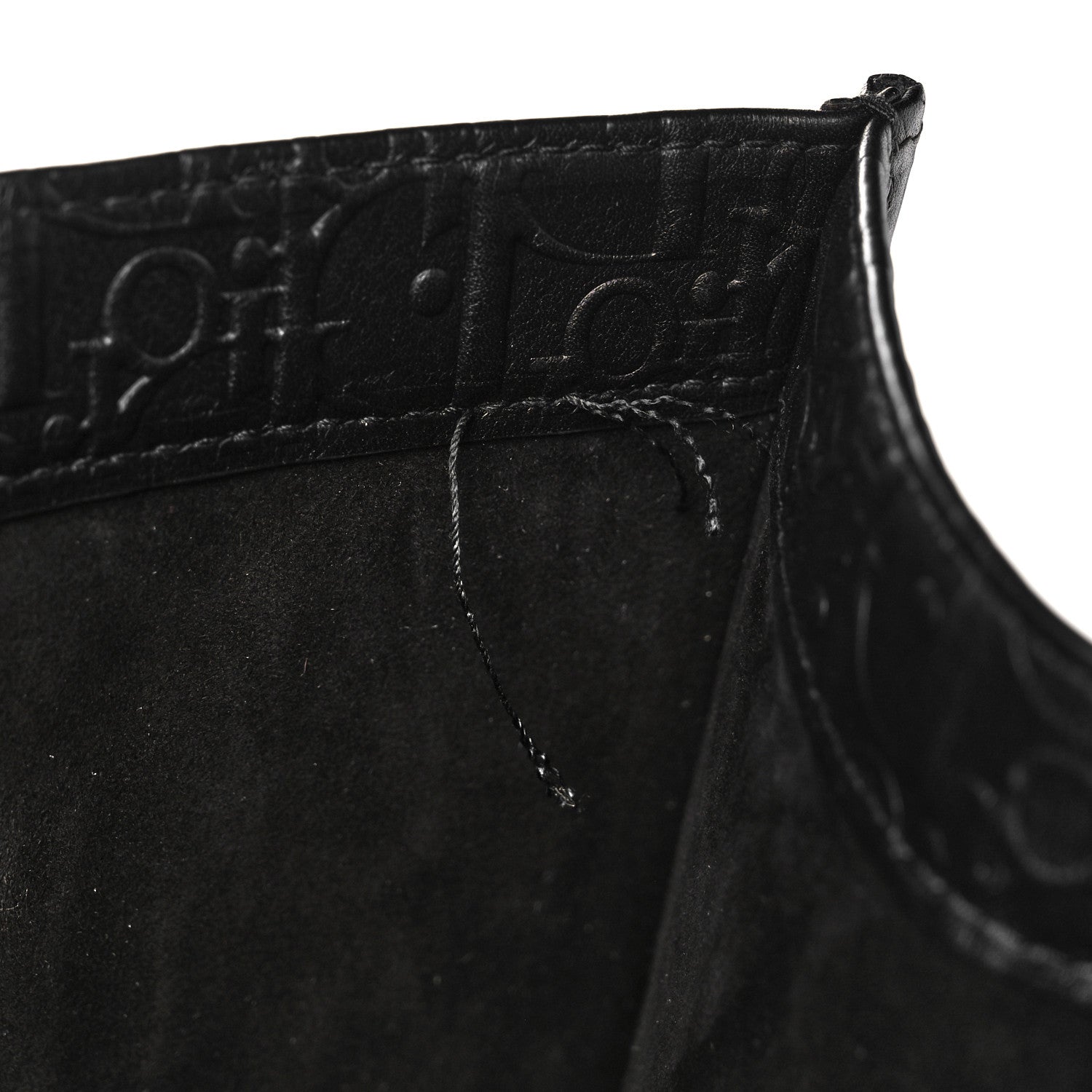 Christian Dior Oblique Calfskin Embossed Large Book Tote Black 10 of 14