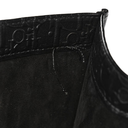Christian Dior Oblique Calfskin Embossed Large Book Tote Black 10 of 14