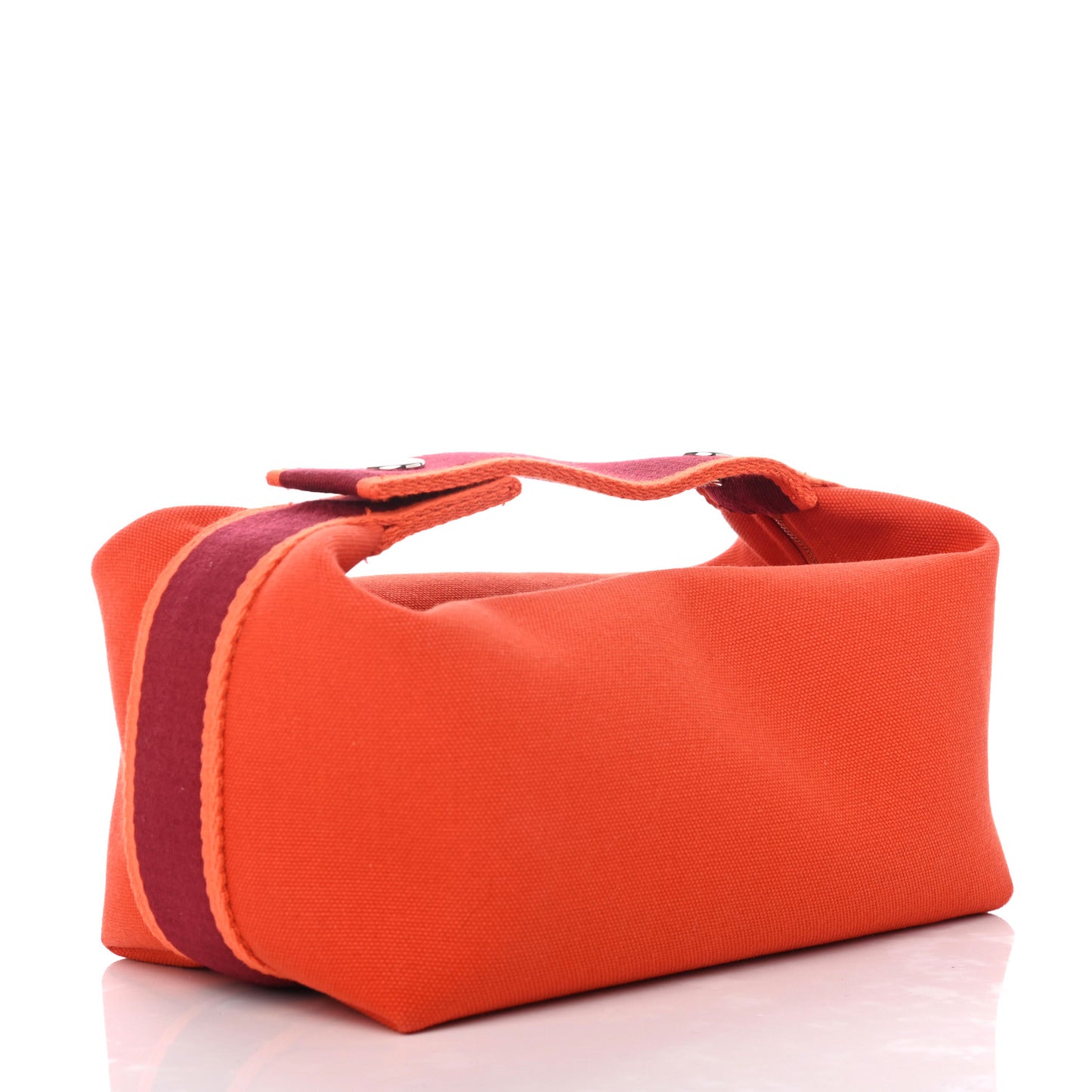 Canvas Small Bride-A-Brac Pouch Orange Burgundy