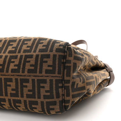Fendi Zucca Vitello Artic Tote Tobacco 9 of 10