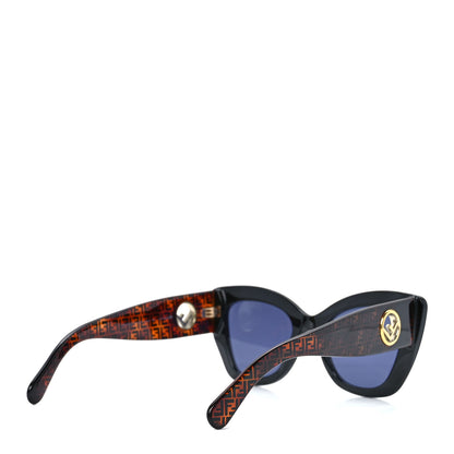 Fendi Acetate F is Fendi FF 51mm Cat Eye Sunglasses 0327/S Tortoise Camouflage 4 of 7